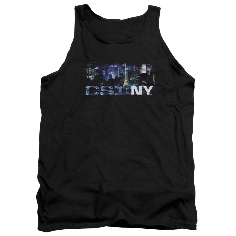 CSI NY/NEVER RESTS - ADULT TANK - BLACK