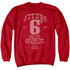 BEVERLY HILLBILLIES/MR 6TH GRADE GRAD - ADULT CREWNECK SWEATSHIRT - RED