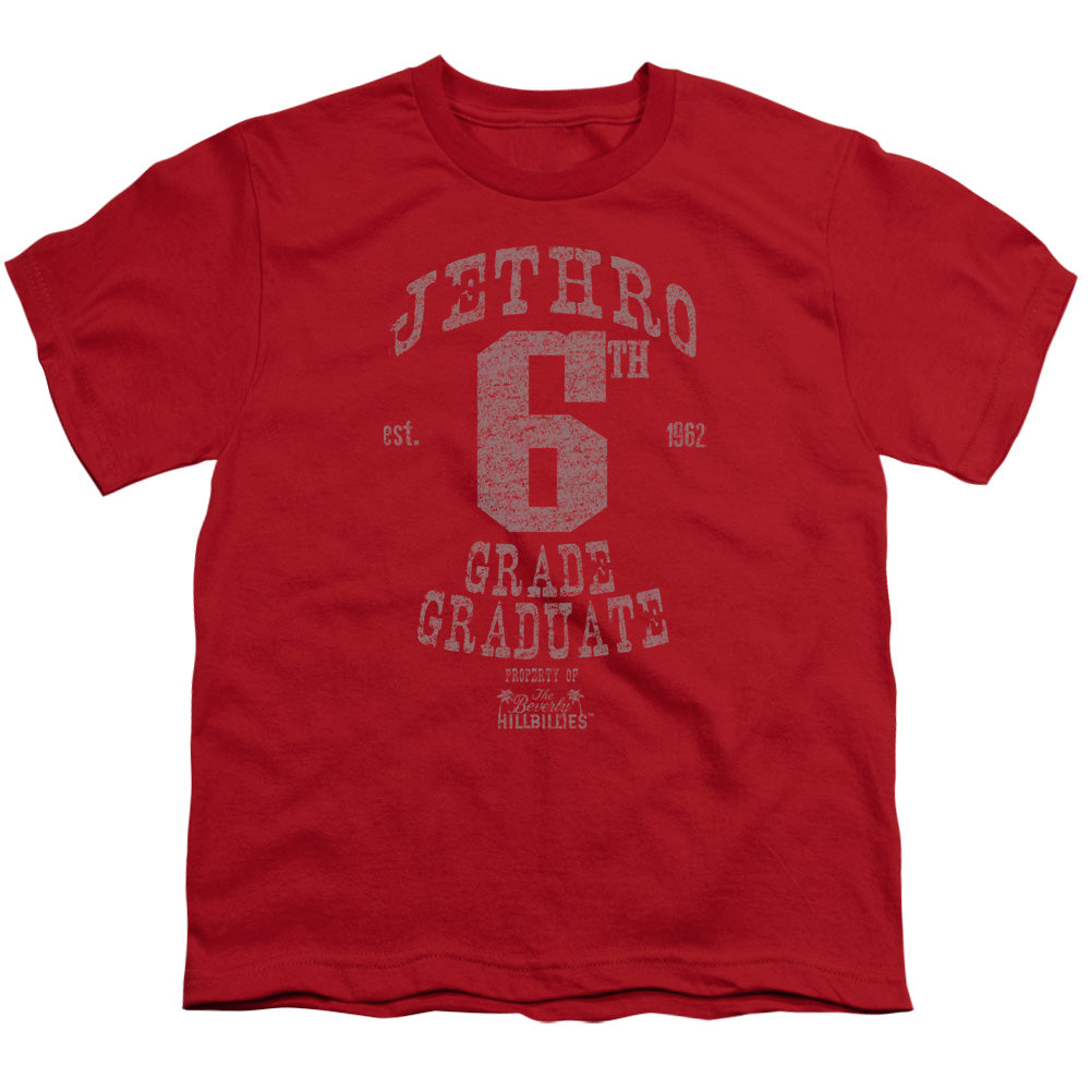 BEVERLY HILLBILLIES/MR 6TH GRADE GRAD - S/S YOUTH 18/1 - RED