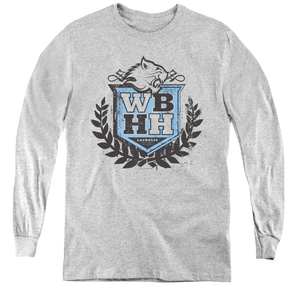 90210/WBHH - YOUTH LONG SLEEVE TEE - ATHLETIC HEATHER