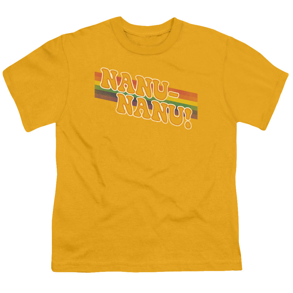 MORK & MINDY/NANU RAINBOW - S/S YOUTH 18/1 - GOLD