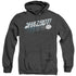 MORK & MINDY/SHAZBOT EGG - ADULT HEATHER HOODIE - BLACK