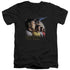 ST ORIGINAL/FORWARD TO ADVENTURE - S/S ADULT V-NECK 30/1 - BLACK