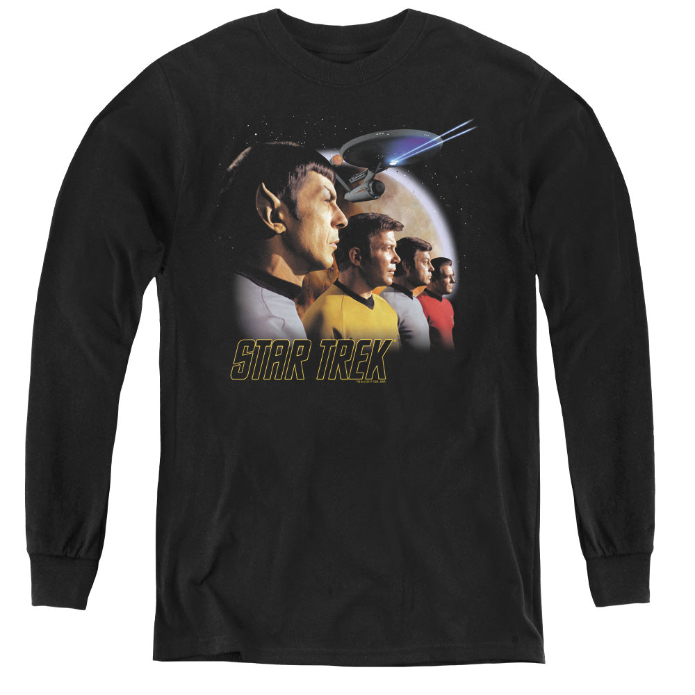 ST ORIGINAL/FORWARD TO ADVENTURE - YOUTH LONG SLEEVE TEE - BLACK