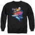 STAR TREK/TNG 25 - ADULT CREWNECK SWEATSHIRT - BLACK