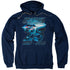 STAR TREK/ENTERPRISE 25 - ADULT PULLOVER HOODIE - NAVY