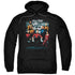STAR TREK/25TH ANNIVERSARY CREW - ADULT PULLOVER HOODIE - BLACK