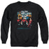 STAR TREK/25TH ANNIVERSARY CREW - ADULT CREWNECK SWEATSHIRT - BLACK