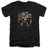 STAR TREK/25TH ANNIVERSARY CREW - S/S ADULT V-NECK 30/1 - BLACK