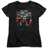 STAR TREK/25TH ANNIVERSARY CREW - S/S WOMENS TEE - BLACK