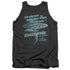 STAR TREK/NEVER FORGET - ADULT TANK - CHARCOAL