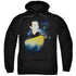 STAR TREK/DATA 25TH - ADULT PULLOVER HOODIE - BLACK
