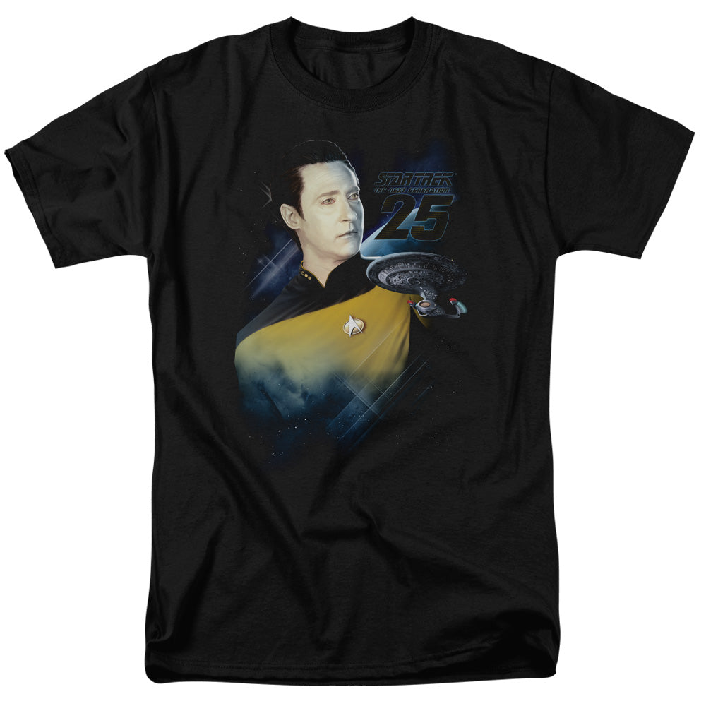 STAR TREK/DATA 25TH - S/S ADULT 18/1 - BLACK