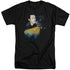 STAR TREK/DATA 25TH - S/S ADULT TALL 18/1 - BLACK