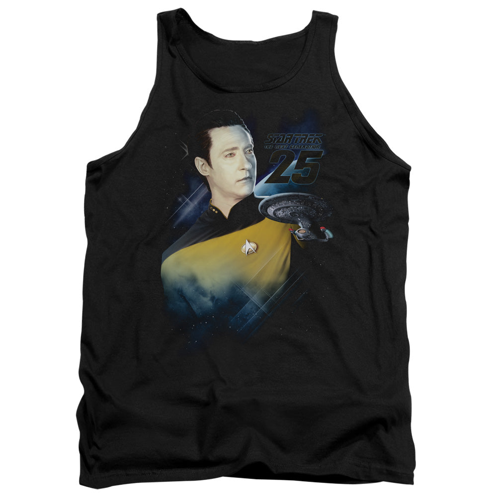 STAR TREK/DATA 25TH - ADULT TANK - BLACK