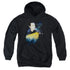 STAR TREK/DATA 25TH - YOUTH PULLOVER HOODIE - BLACK