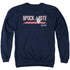 STAR TREK/SPOCK THE VOTE - ADULT CREWNECK SWEATSHIRT - NAVY