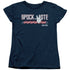 STAR TREK/SPOCK THE VOTE - S/S WOMENS TEE - NAVY