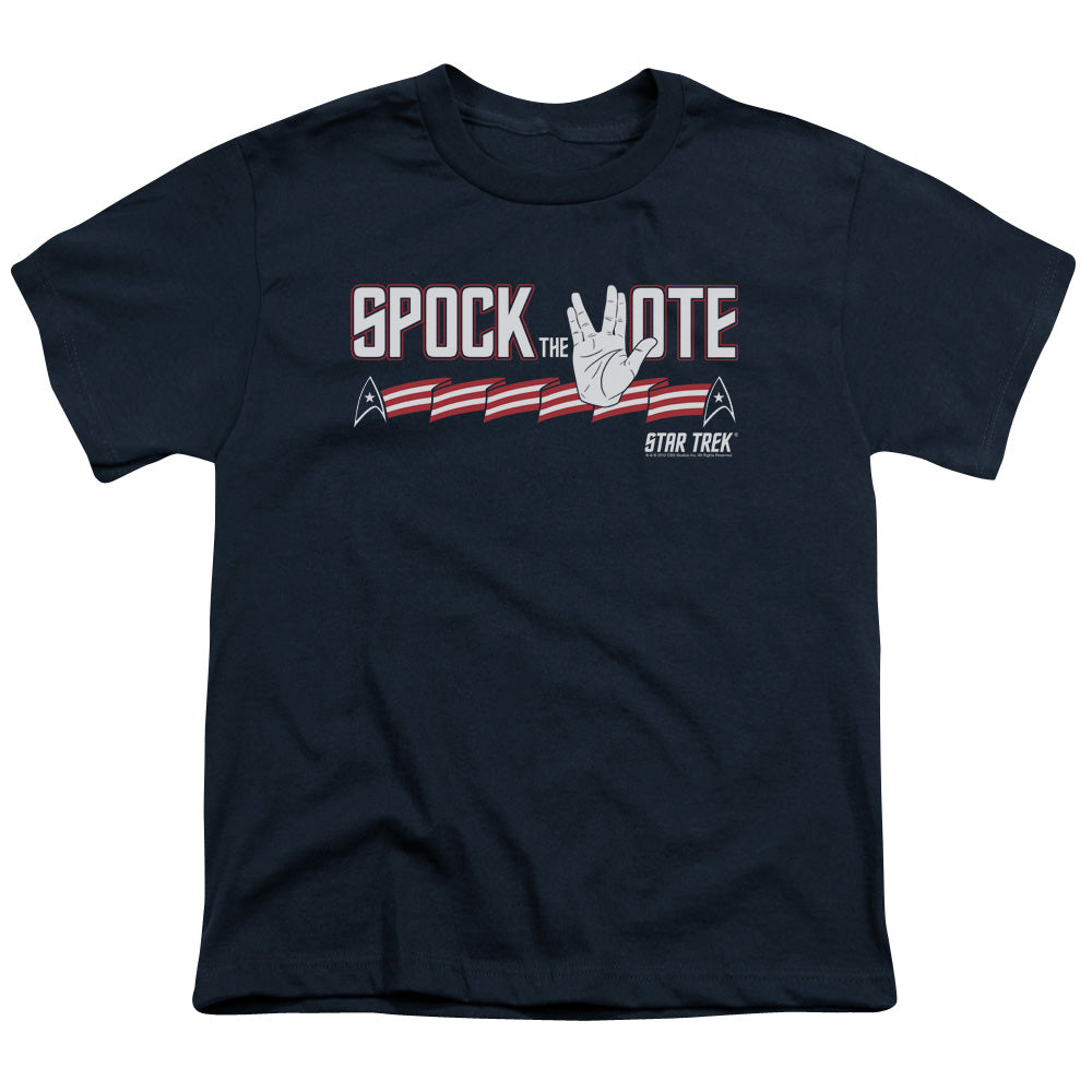 STAR TREK/SPOCK THE VOTE - S/S YOUTH 18/1 - NAVY