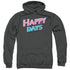 HAPPY DAYS/HAPPY DAYS LOGO - ADULT PULLOVER HOODIE - CHARCOAL