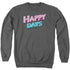 HAPPY DAYS/HAPPY DAYS LOGO - ADULT CREWNECK SWEATSHIRT - CHARCOAL