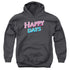 HAPPY DAYS/HAPPY DAYS LOGO - YOUTH PULLOVER HOODIE - CHARCOAL