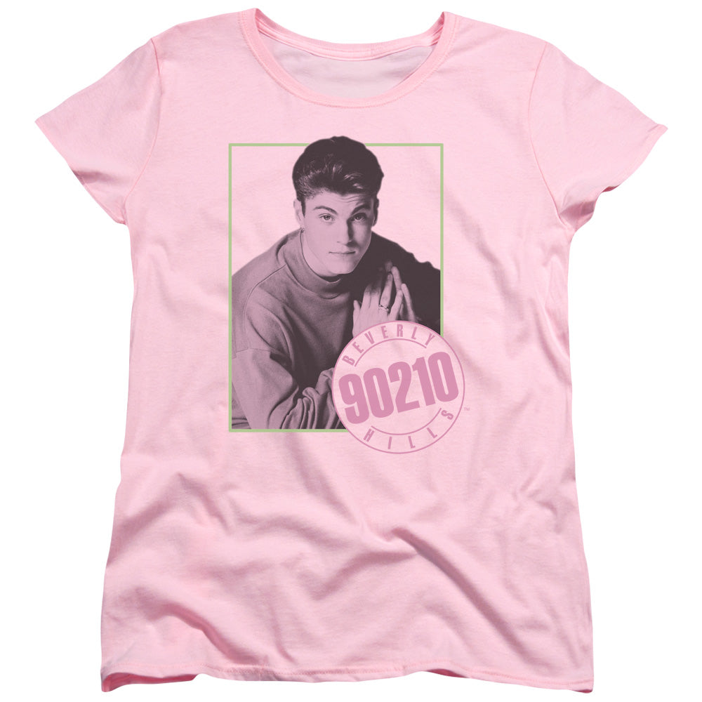 90210/DAVID - S/S WOMENS TEE - PINK