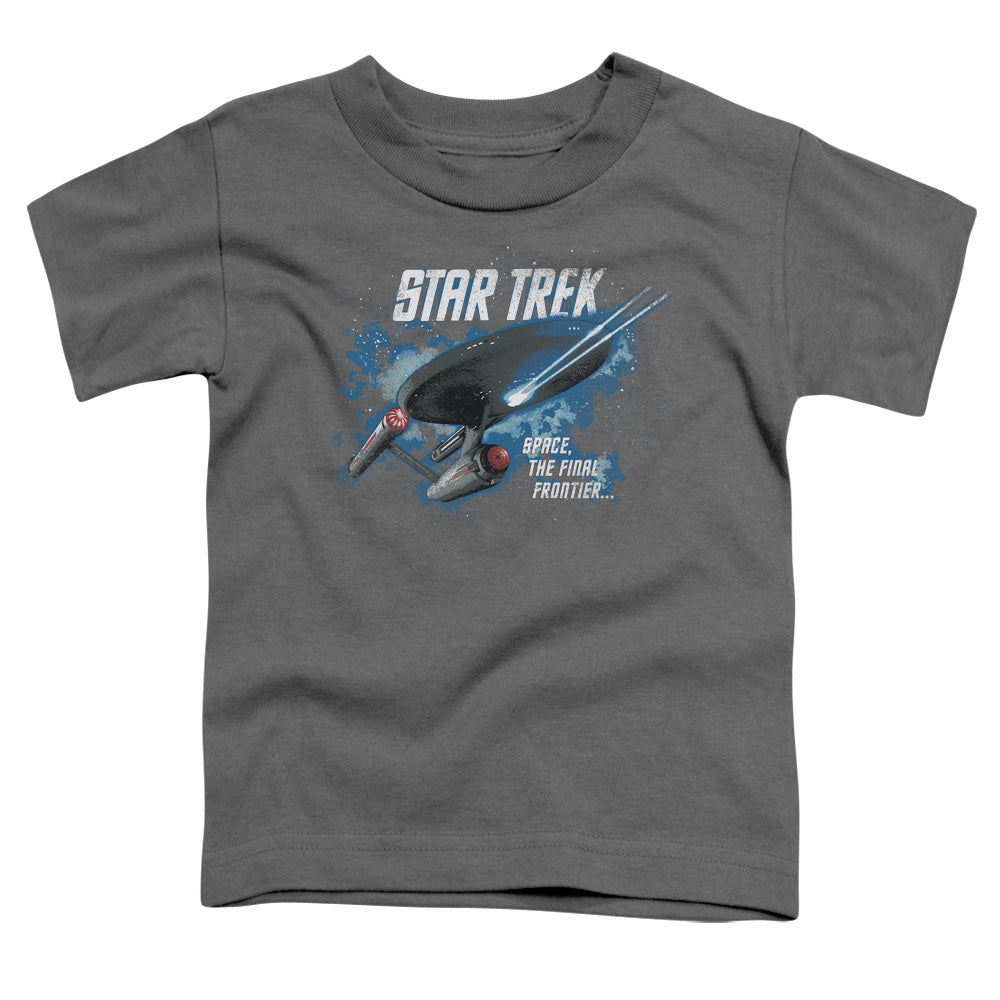STAR TREK/THE FINAL FRONTIER - S/S TODDLER TEE - CHARCOAL