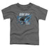 STAR TREK/THE FINAL FRONTIER - S/S TODDLER TEE - CHARCOAL