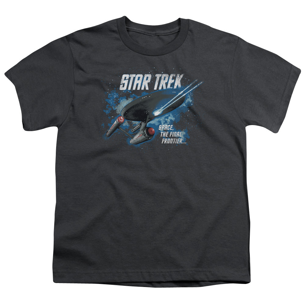 STAR TREK/THE FINAL FRONTIER - S/S YOUTH 18/1 - CHARCOAL