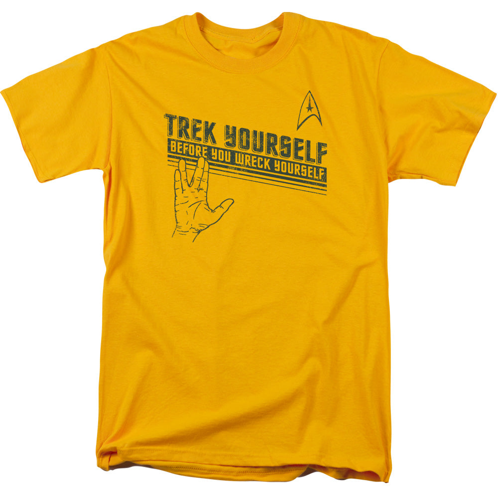 STAR TREK/TREK YOURSELF - S/S ADULT 18/1 - GOLD
