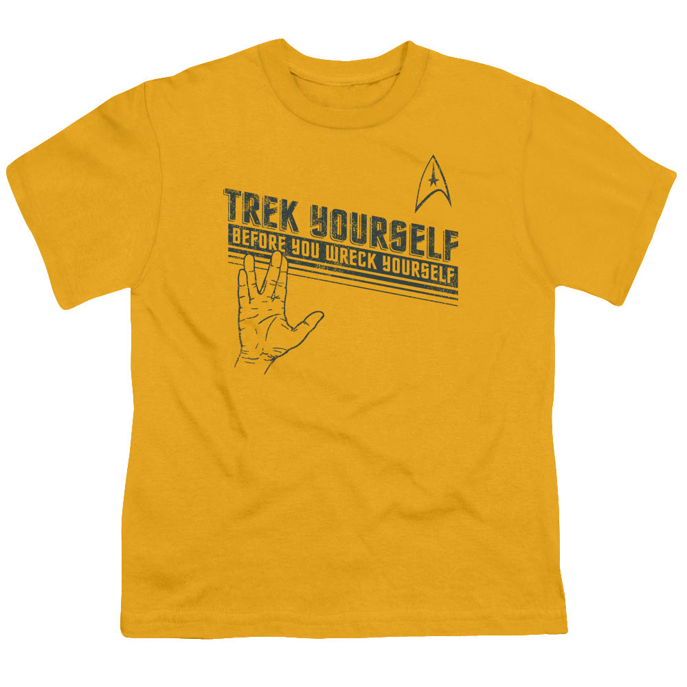 STAR TREK/TREK YOURSELF - S/S YOUTH 18/1 - GOLD