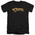 CHEERS/CHEERS LOGO - S/S ADULT V-NECK 30/1 - BLACK