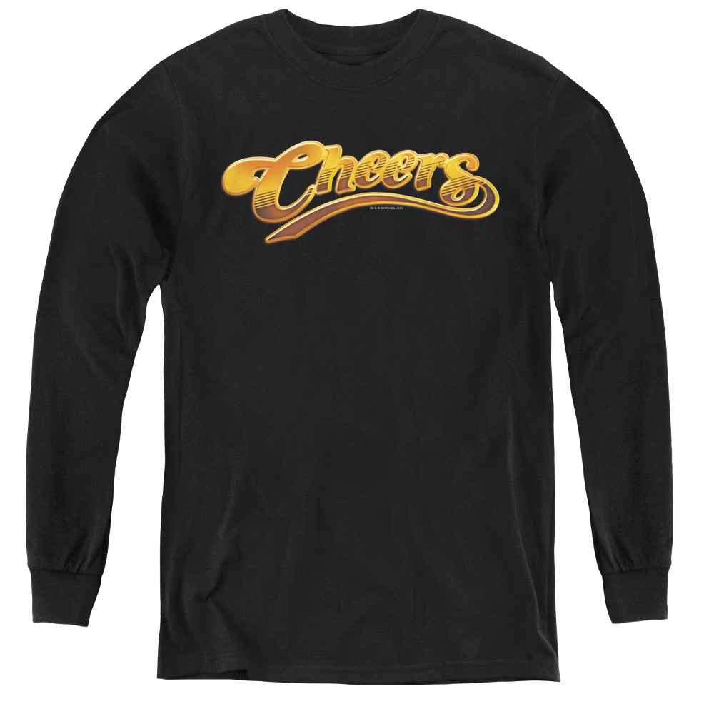 CHEERS/CHEERS LOGO - YOUTH LONG SLEEVE TEE - BLACK
