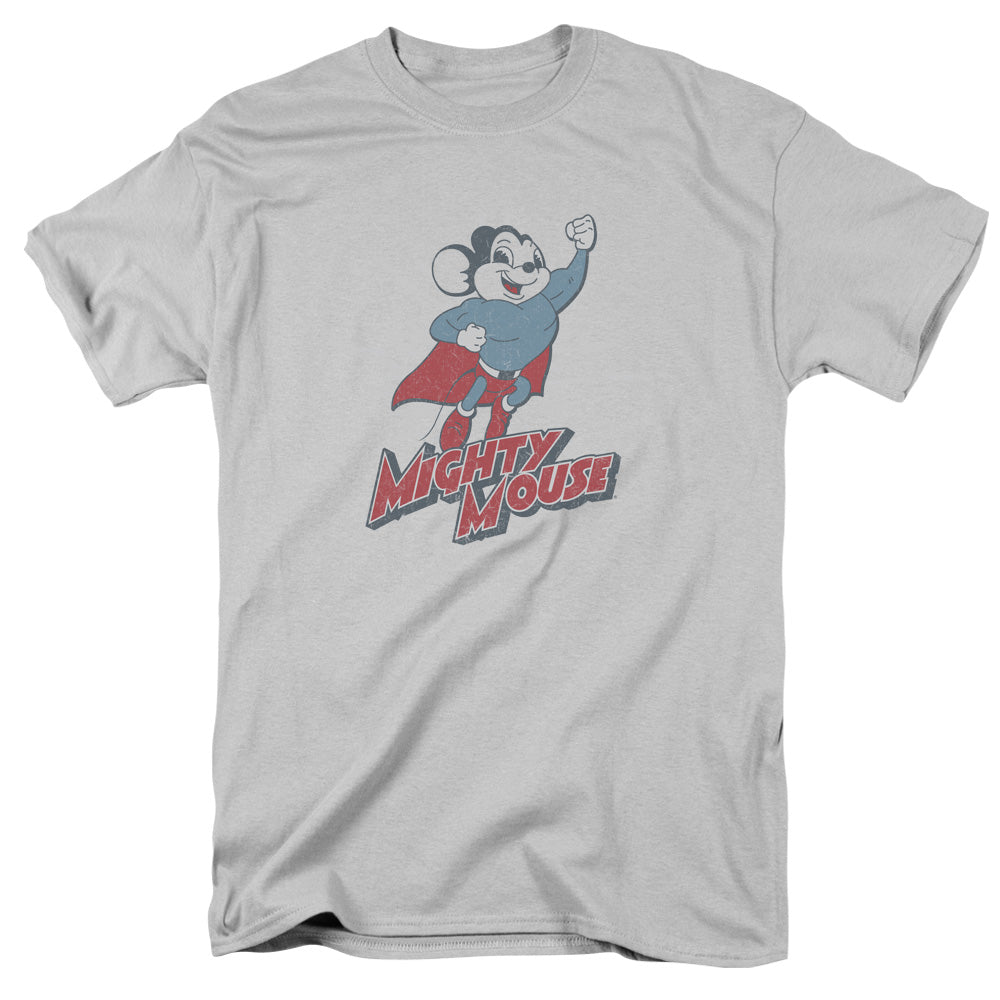 MIGHTY MOUSE/MIGHTY BLAST OFF - S/S ADULT 18/1 - SILVER