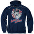 MIGHTY MOUSE/THE ONE THE ONLY - ADULT PULLOVER HOODIE - NAVY
