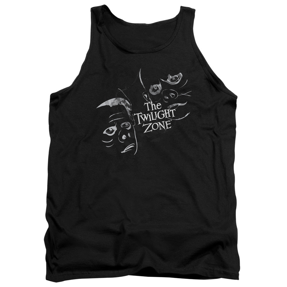 TWILIGHT ZONE/STRANGE FACES - ADULT TANK - BLACK
