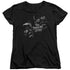 TWILIGHT ZONE/STRANGE FACES - S/S WOMENS TEE - BLACK