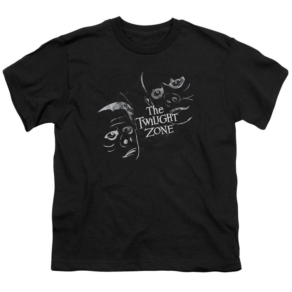 TWILIGHT ZONE/STRANGE FACES - S/S YOUTH 18/1 - BLACK