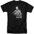 STAR TREK/KIRK WORDS - S/S ADULT TALL 18/1 - BLACK