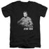 STAR TREK/KIRK WORDS - S/S ADULT V-NECK 30/1 - BLACK