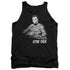 STAR TREK/KIRK WORDS - ADULT TANK - BLACK
