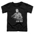 STAR TREK/KIRK WORDS - S/S TODDLER TEE - BLACK