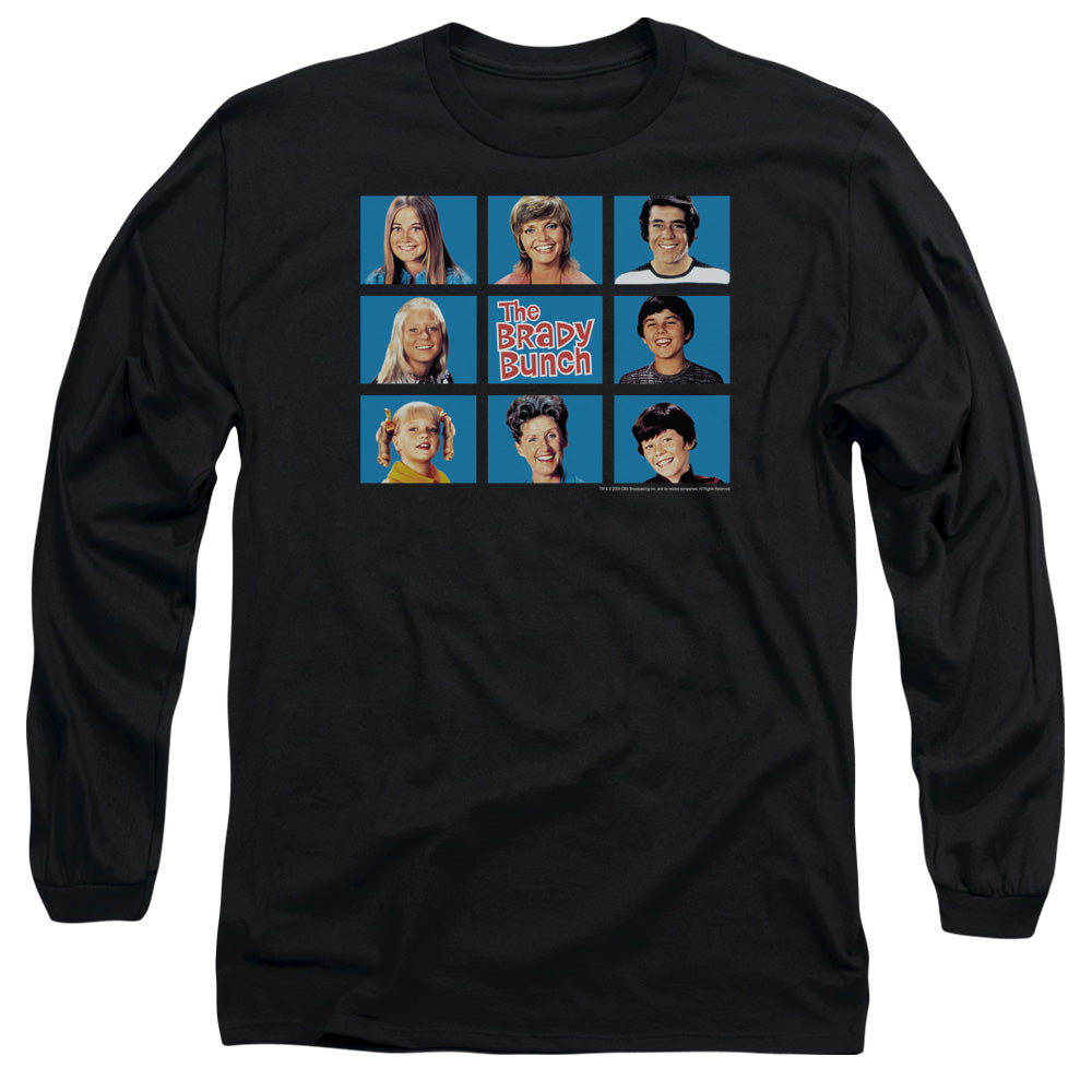 BRADY BUNCH/FRAMED - L/S ADULT 18/1 - BLACK