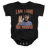 ST ORIGINAL/LIVE LONG AND PROSPER - INFANT SNAPSUIT - BLACK