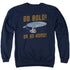 STAR TREK/GO BOLD - ADULT CREWNECK SWEATSHIRT - NAVY