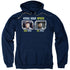 ST ORIGINAL/KNOW YOUR SPOCK - ADULT PULLOVER HOODIE - NAVY