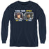 ST ORIGINAL/KNOW YOUR SPOCK - YOUTH LONG SLEEVE TEE - NAVY