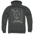 STAR TREK/JOIN THE SEARCH - ADULT PULLOVER HOODIE - CHARCOAL