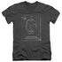 STAR TREK/JOIN THE SEARCH - S/S ADULT V-NECK 30/1 - CHARCOAL